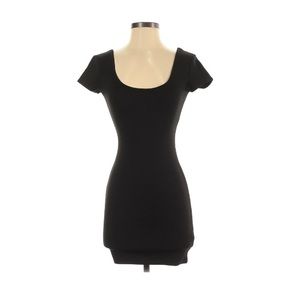 Fashion Nova Bodycon Black Short Sleeve Mini Dress EUC
